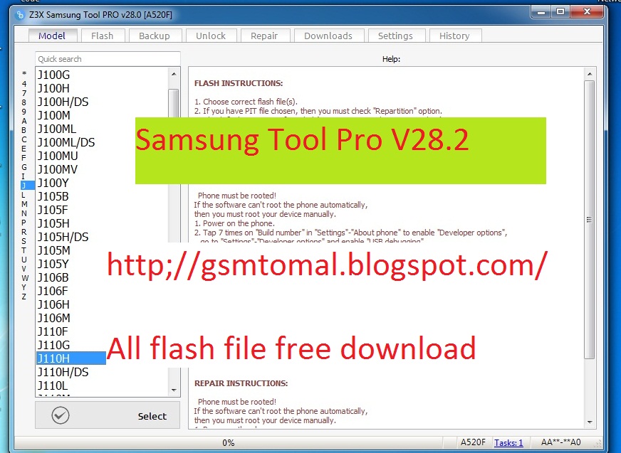 download samsung tool pro free